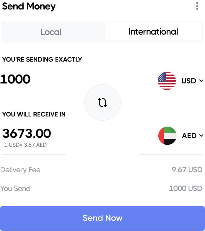 6759746740e2e8dd58a2c297 send mony